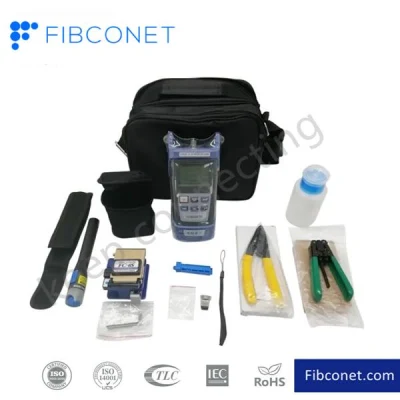 Fibconet FTTH 광섬유 도구 키트 가방 광섬유 절단기 도구