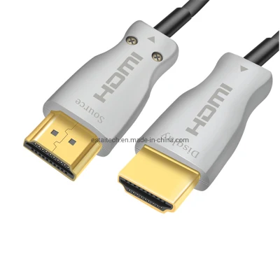 HDMI 2.1 활성 광 케이블 8K HDMI 2.1 광섬유 Aoc 광학 HDMI 8K